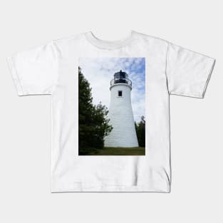 Old Presque Isle Lighthouse, Presque Isle, Michigan Kids T-Shirt